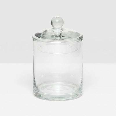 CANISTER HAND BLOWN GLASS (Available in 3 Sizes and 2 Finishes)