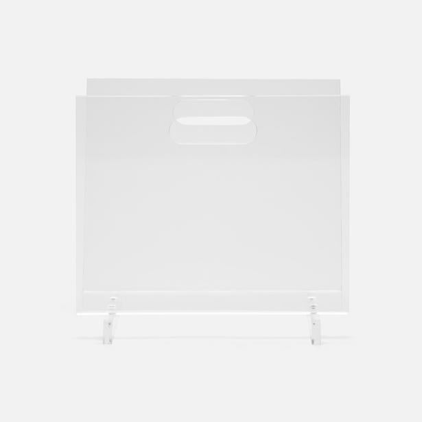 MAGAZINE HOLDER CLEAR ACRYLIC #50468