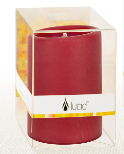 RUBY PILLAR CANDLE