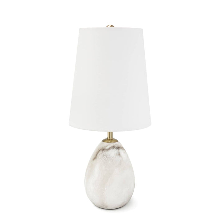 TABLE LAMP ALABASTER OVAL BASE MINI #52788
