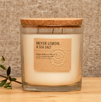 CANDLE MEYER LEMON & SEA SALT