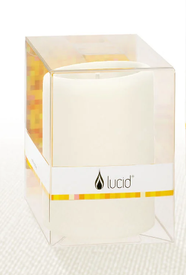 LUCID CANDLE DINNER NATURAL (Available in 2 Sizes)