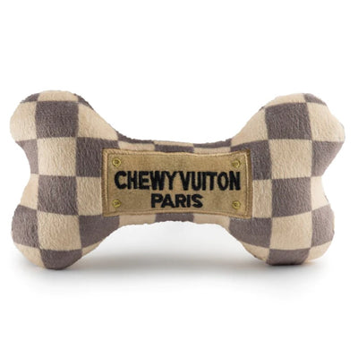 DOG TOY VUITON BONE (Available in 2 sizes)