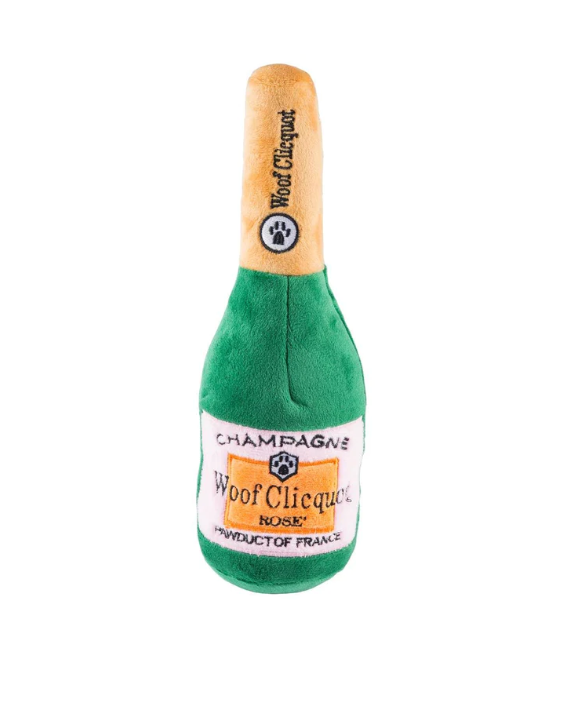 DOG TOY ROSE CHAMPAGNE BOTTLE