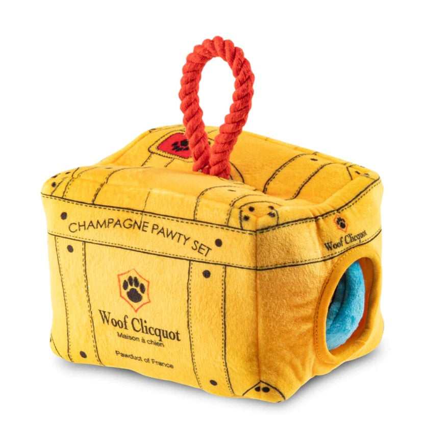 DOG TOY WOOF CLICQUOT PAWTY SET #53705