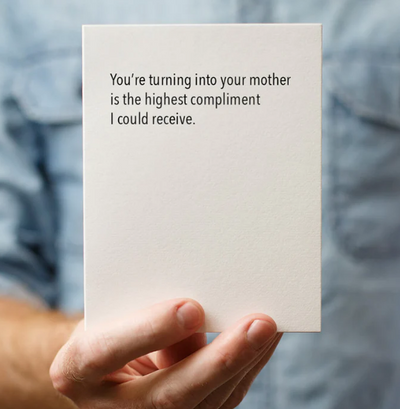 MOM CARD "TURNING INTO MOM"