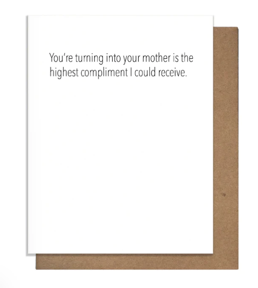 MOM CARD "TURNING INTO MOM"