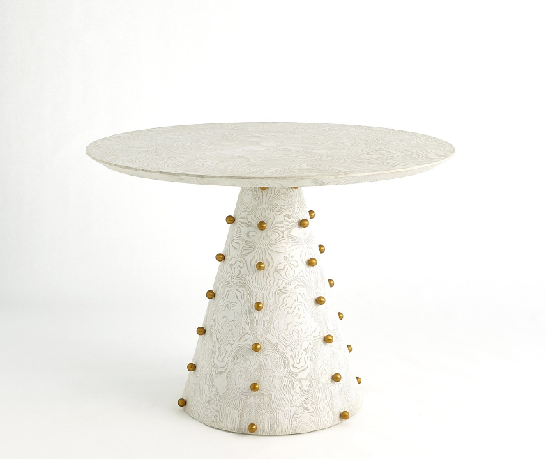 TABLE SPHERES CENTER WHITE #54522