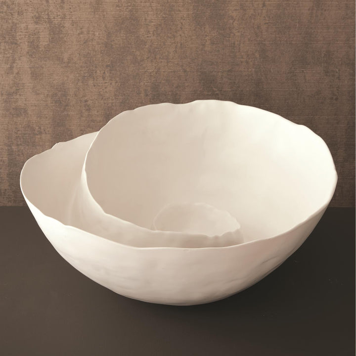 BOWL SPIRAL MATTE WHITE #54525