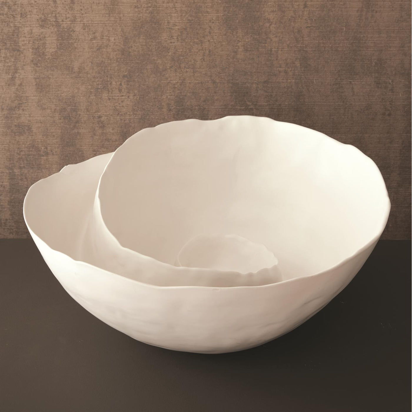 BOWL SPIRAL MATTE WHITE