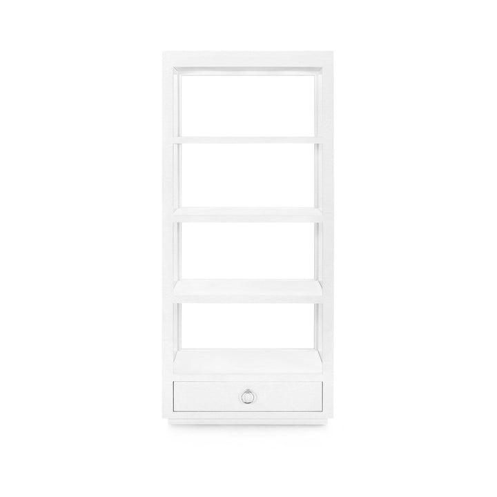 ETAGERE WHITE GRASSCLOTH #55110