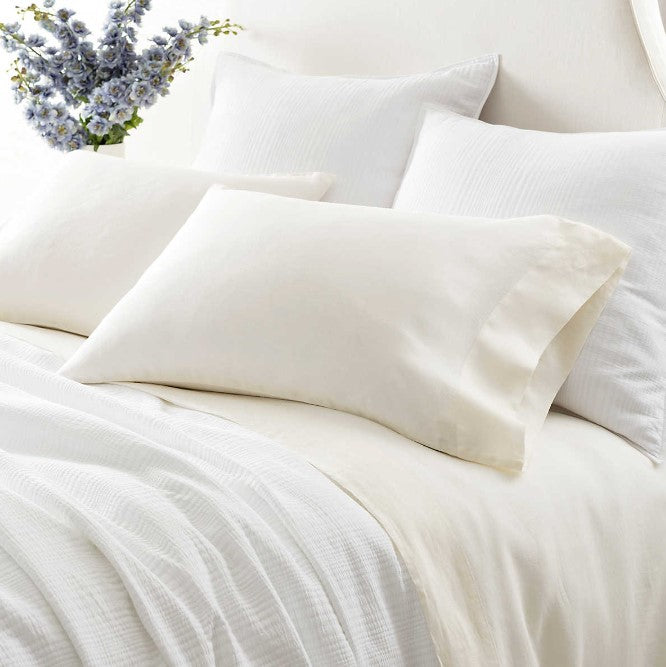 SHEET SET LINEN IVORY QUEEN