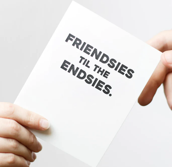 FRIEND CARD "FRIENDSIES CARD" #56223