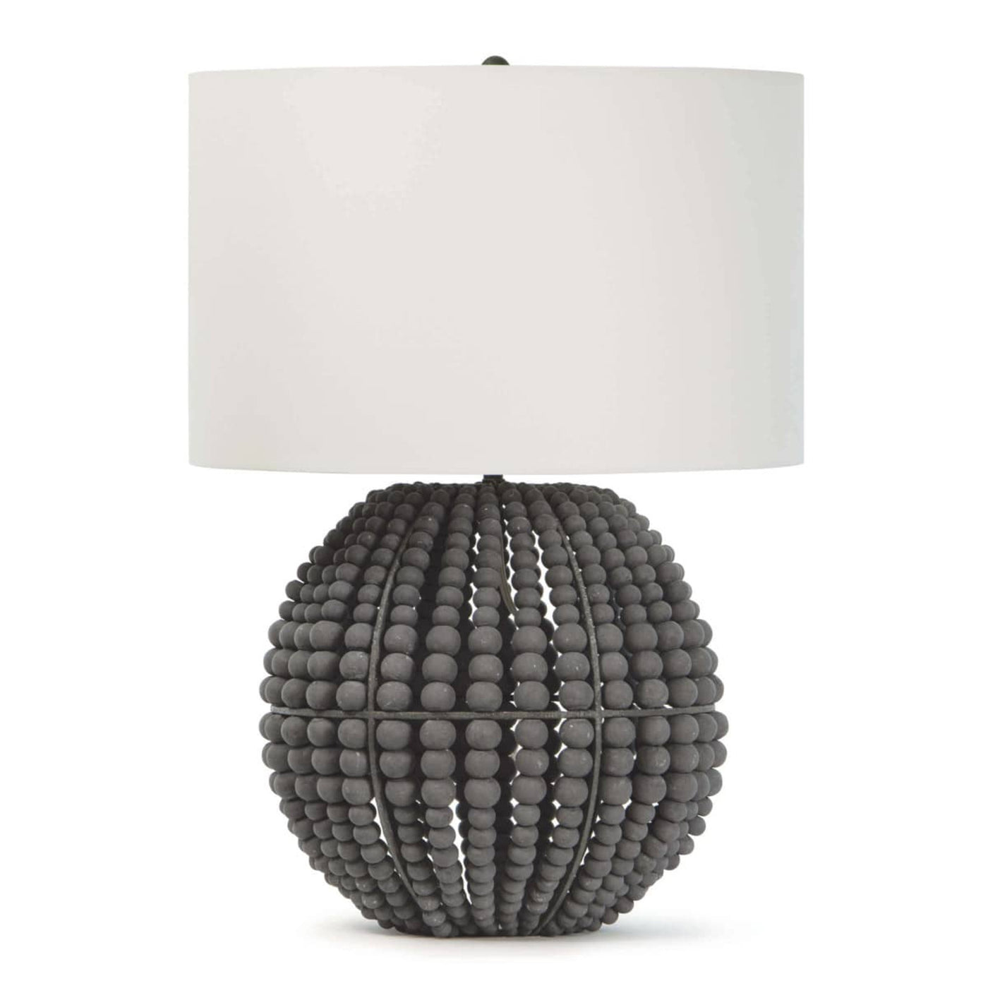 TABLE LAMP CHARCOAL BEADS