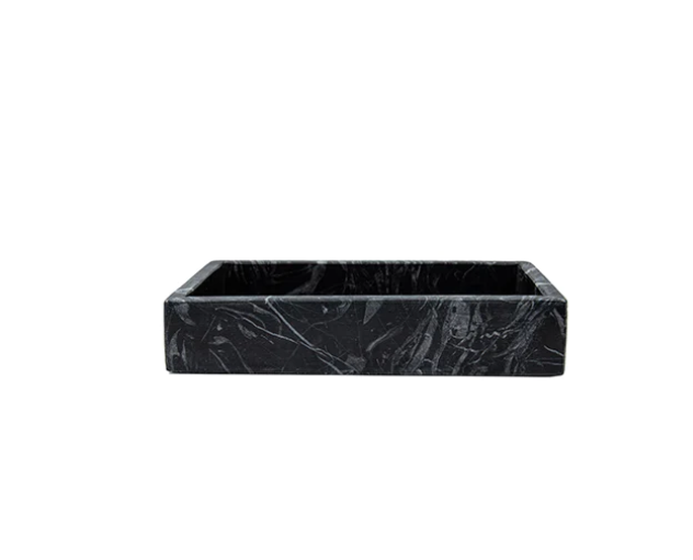 BELLE DE PROVENCE TRAY BLACK MARBLE (Available in 2 Sizes)