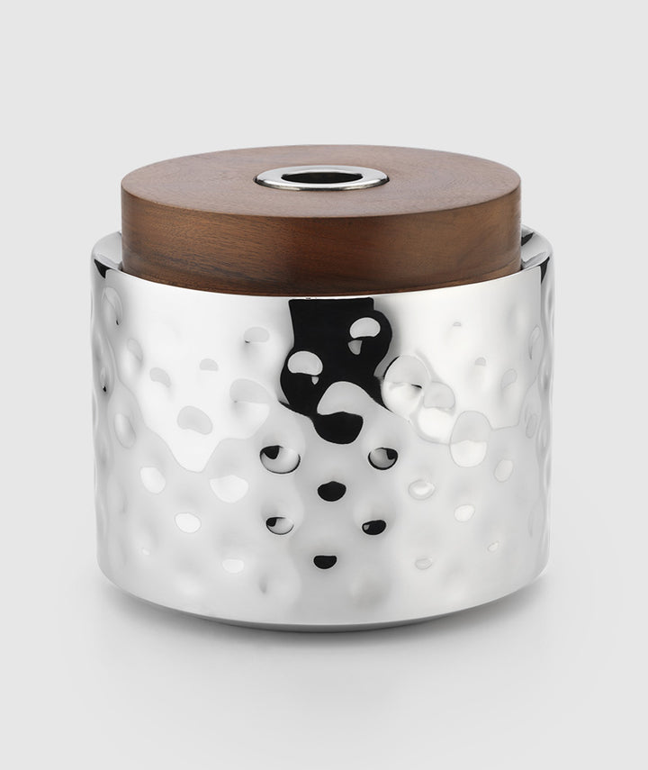 ICE BUCKET WITH WOOD LID #56888