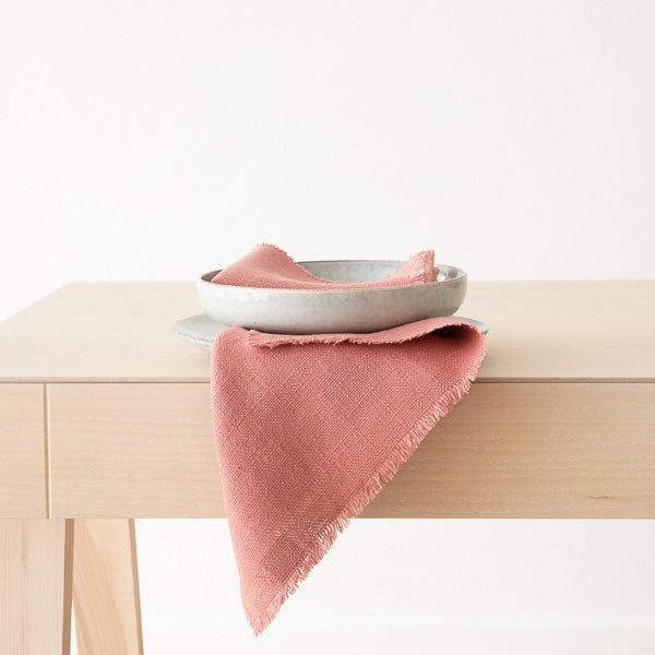 NAPKIN CANYON ROSE LINEN 20"