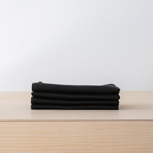 NAPKIN BLACK SOLID 20" #57123