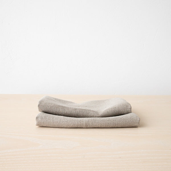 TOWEL TEA LINEN NATURAL 17X28 #57124