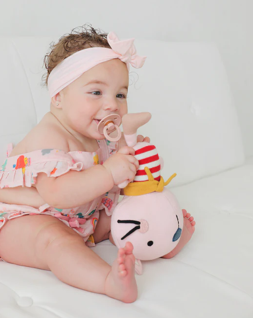 ROMPER BLUSH BALOON RUFFLE