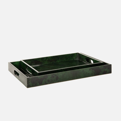 TRAY LEATHER EMERALD GLOSS (Available in 2 Sizes)