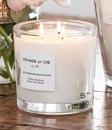 VOYAGE ET CIE CANDLE BOUDOIR (Available in 4 Sizes)