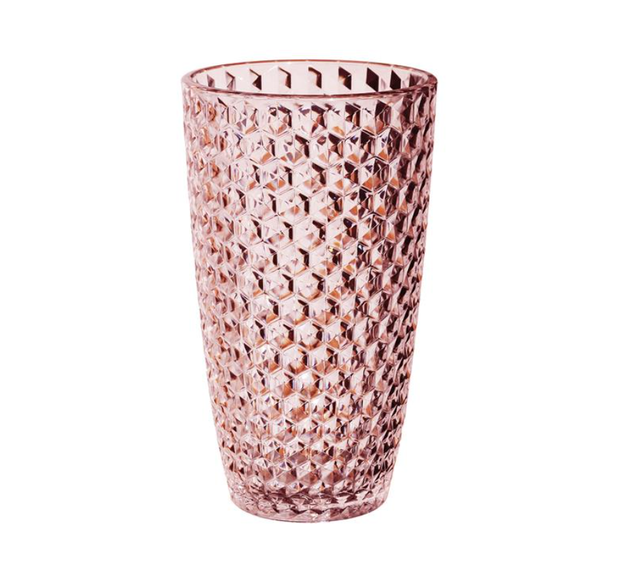 TUMBLER HIGHBALL ACRYLIC DIAMOND CUT