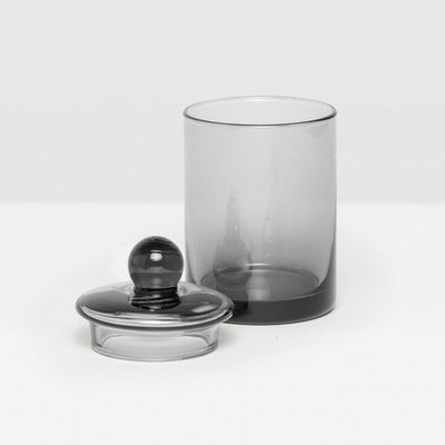 CANISTER HAND BLOWN GLASS (Available in 3 Sizes and 2 Finishes)