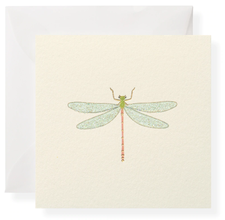 GREETING MINI CARD "MADAME DRAGONFLY" #52264