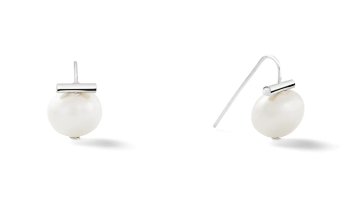CATHERINE CANINO EARRINGS CLASSIC BABY PEARL WHITE