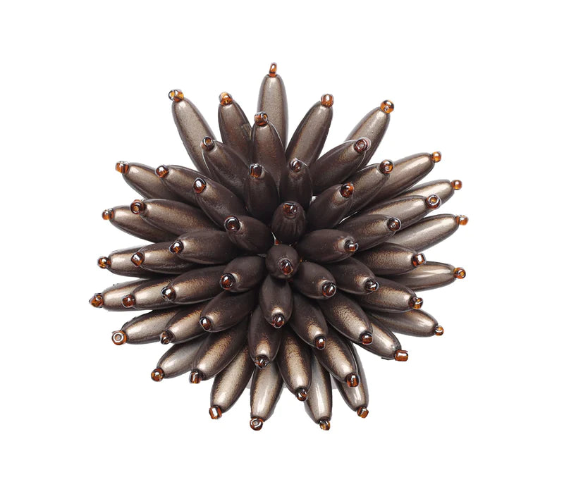 KIM SEYBERT NAPKIN RING SPOKE IN TAUPE