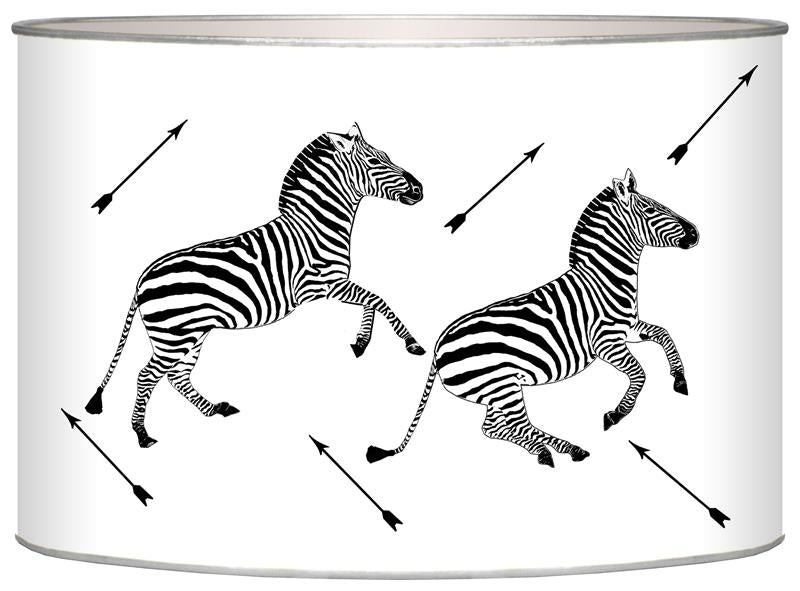 LETTERBOX ZEBRA TROT ON WHITE (Available in 2 Sizes)
