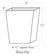 WASTE BASKET ZEBRA TROT ON WHITE #60472