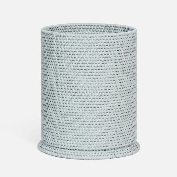 BATH COLLECTION LIGHT GRAY RATTAN