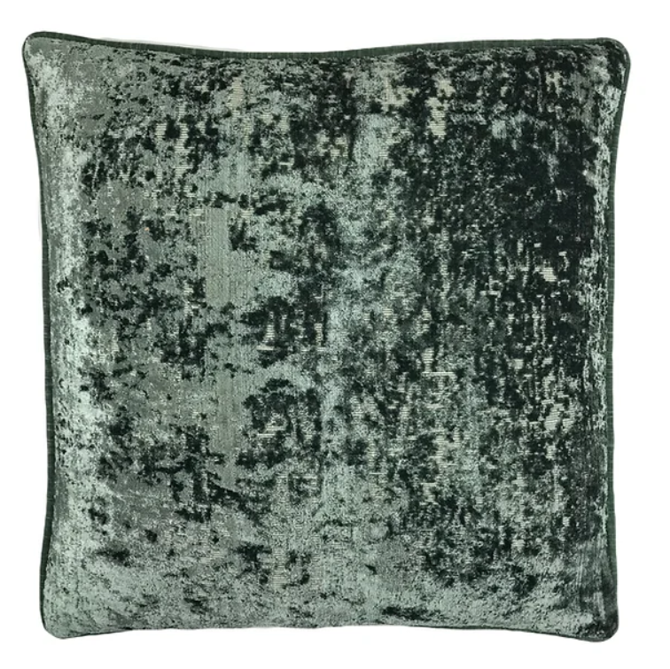 PILLOW DARK GREEN VELVET #60656