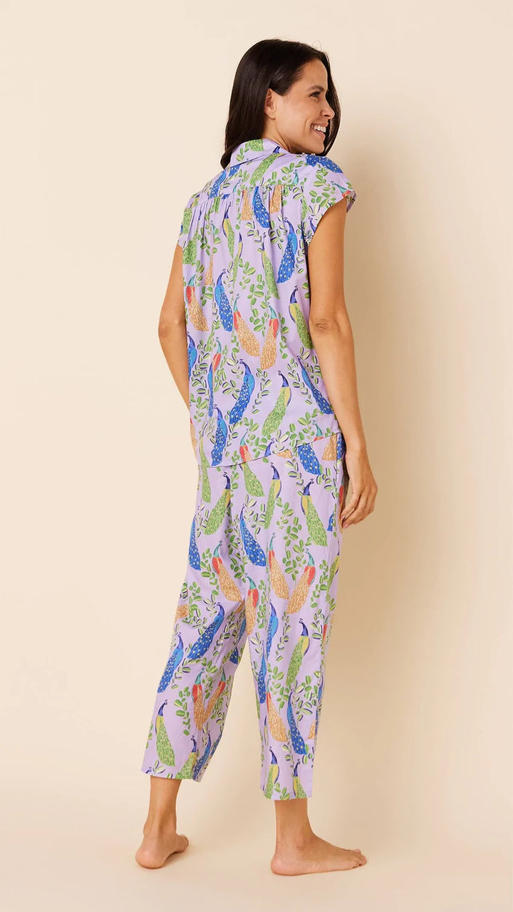 PAJAMA SET CAPRI POSH PEACOCK LUXE PIMA X-LARGE