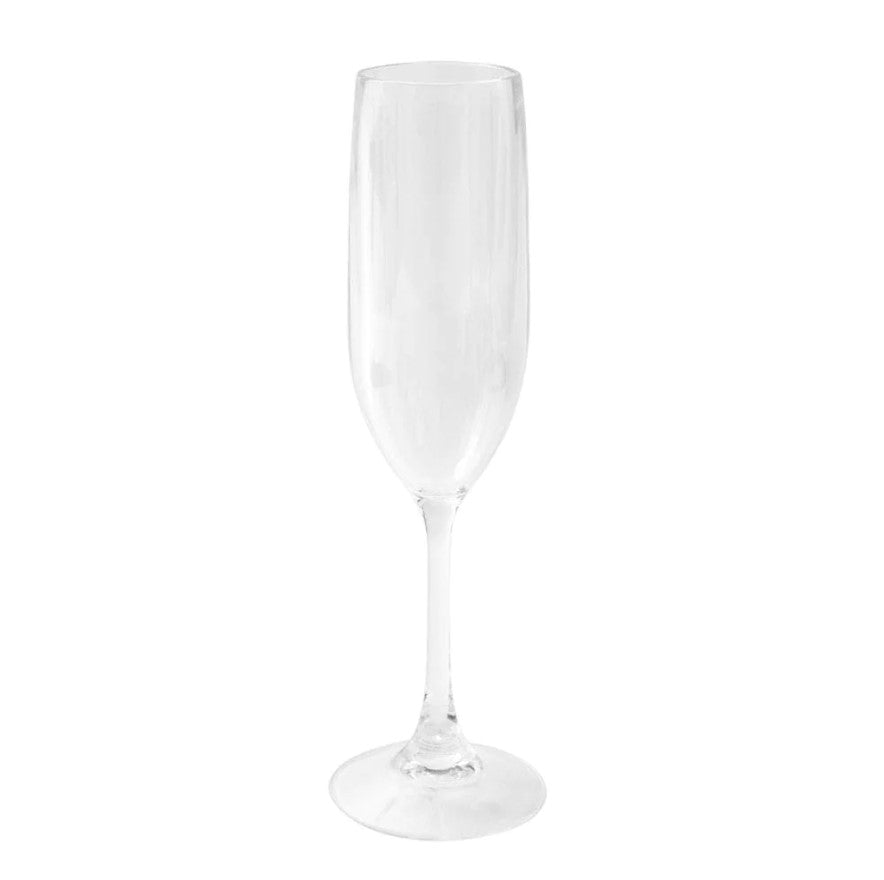 GLASS CHAMPAGNE FLUTE ACRYLIC