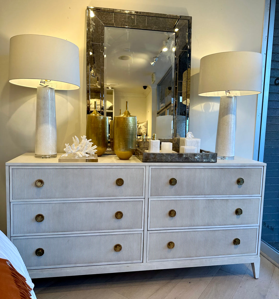 DETAILS I SIX DRAWER LOW DRESSER