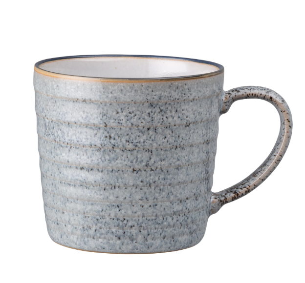 MUG RIDGED GREY