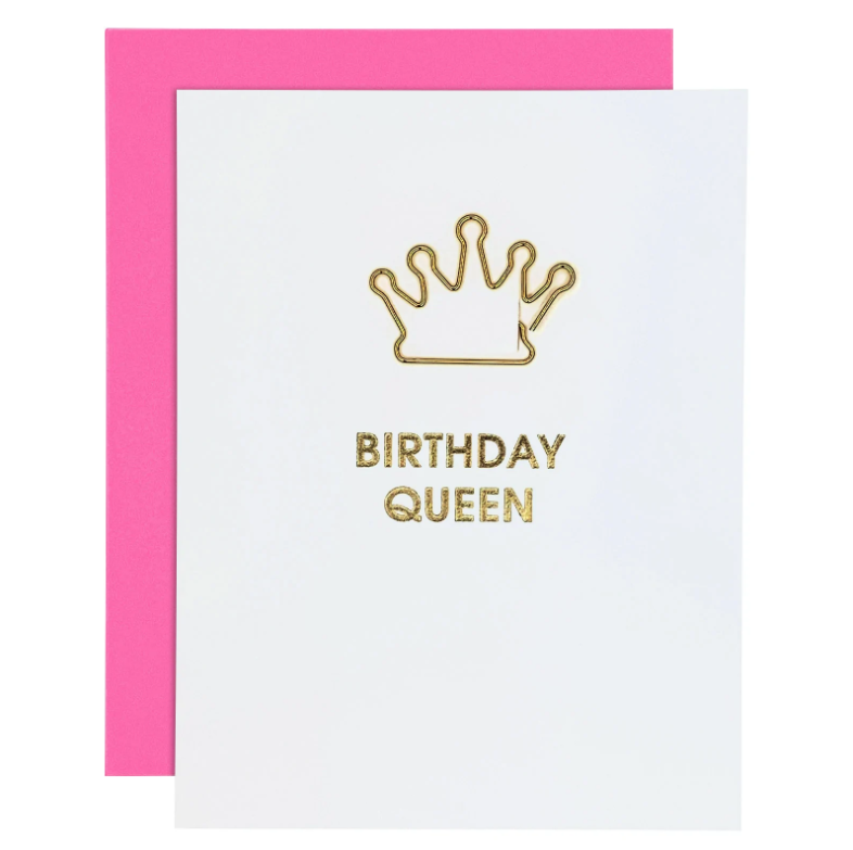 BIRTHDAY GREETING CARD "BIRTHDAY QUEEN" #62550