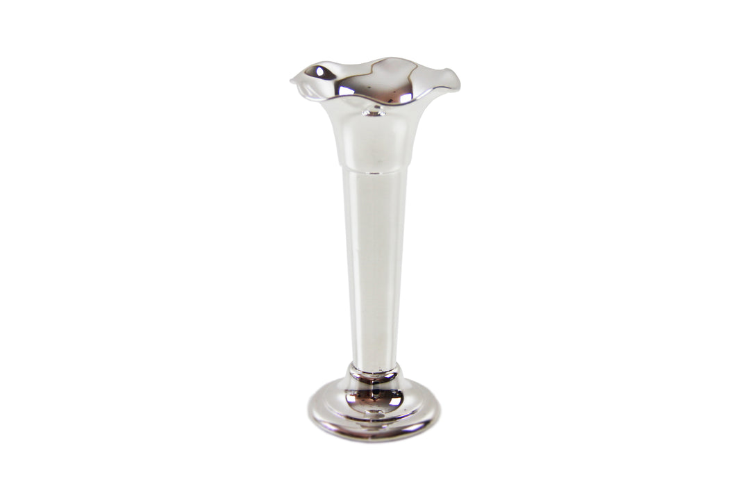 VASE WAVY EDGE SILVER PLATED