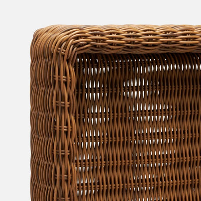 TRAY CHESTNUT FAUX WICKER (Available in 2 Sizes)