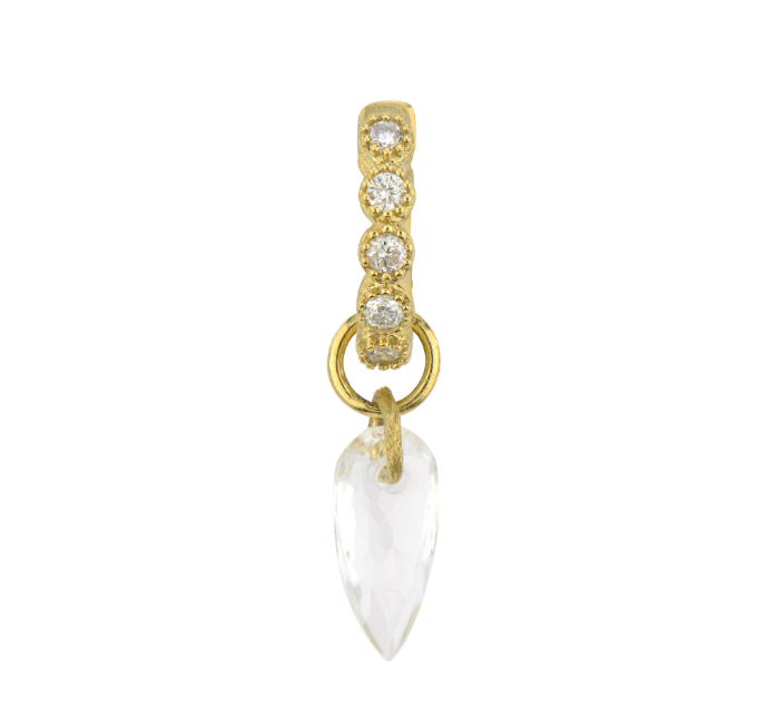 JUDE FRANCES PETITE INVERTED PEAR EARRING CHARM