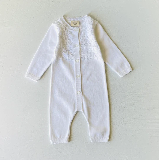 JUMPSUIT SWEATER WHITE