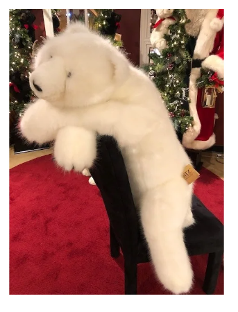 TOY BEAR  WHITE (Available in 2 Sizes)