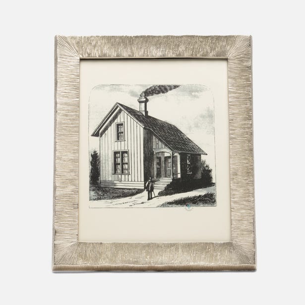 FRAME TARNISHED SILVER BRASS