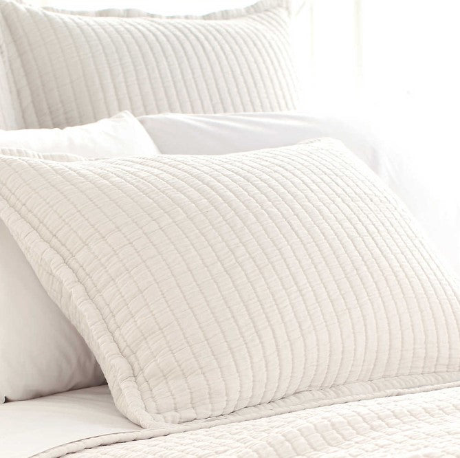 SHAM RIB WEAVE MATELASSE