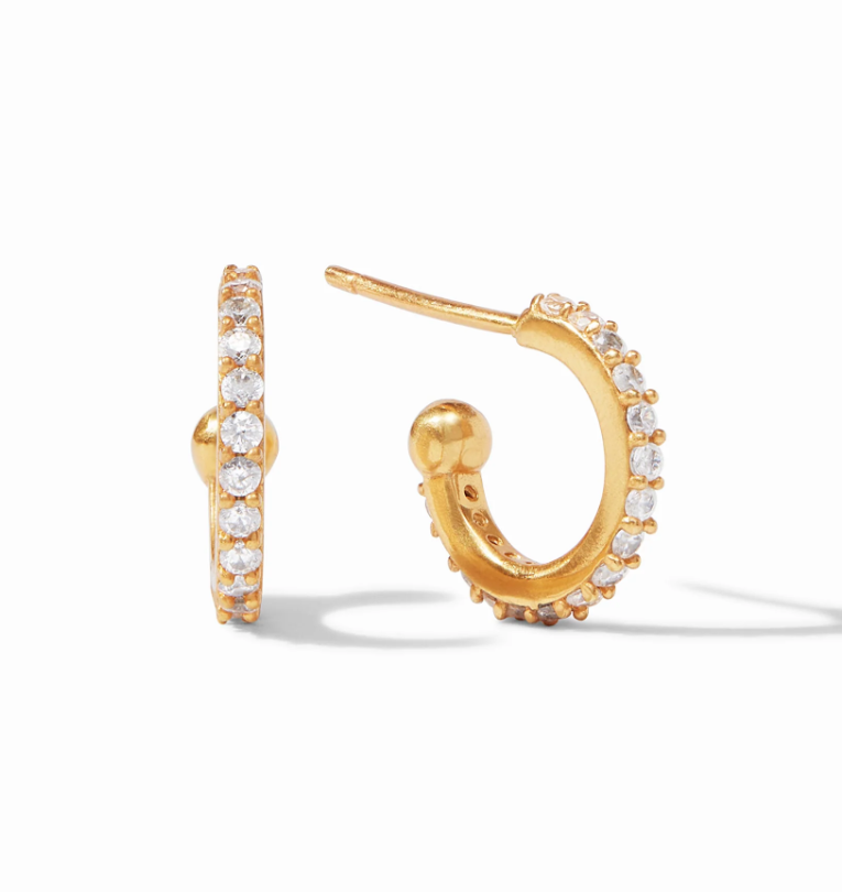 EARRINGS ESME HEART HOOP & CHARM #63527