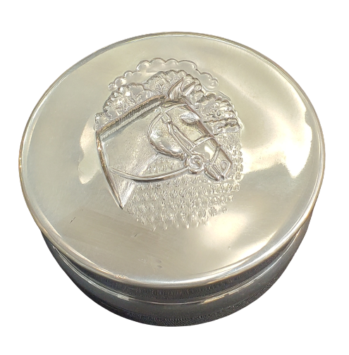 BOX PEWTER HORSE HEAD #63949