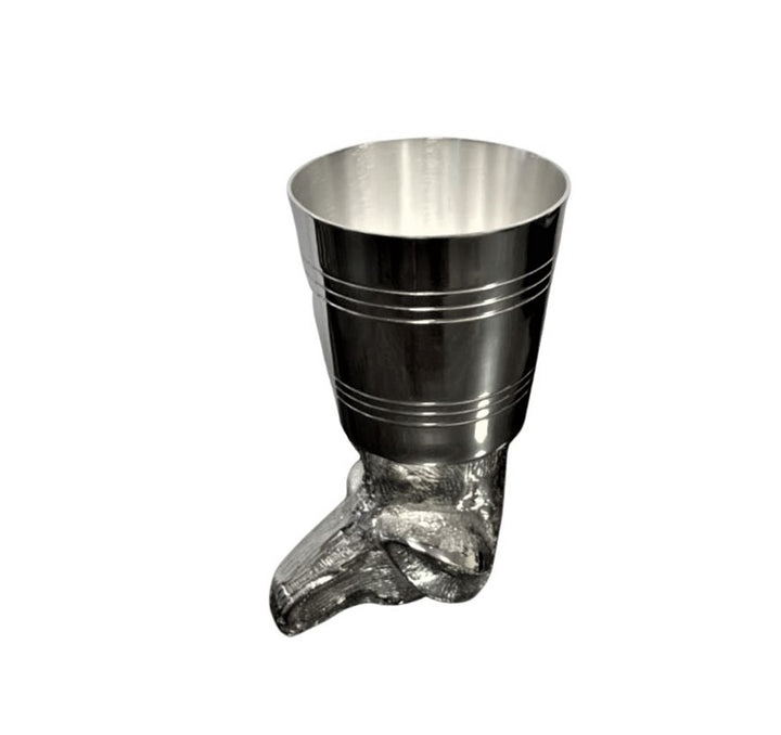 STIRRUP CUP DOG HEAD SILVER PLATE #63950